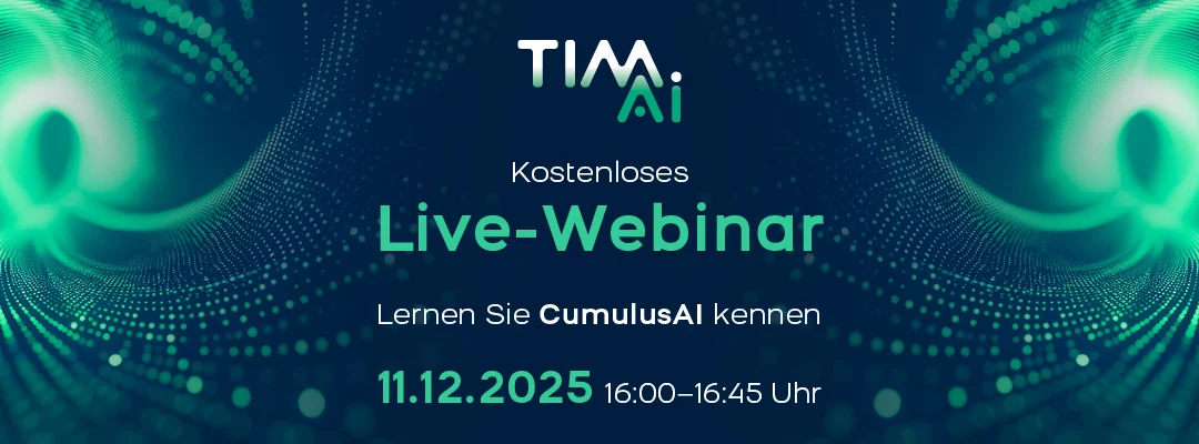 Entdecken Sie CumulusAI – kostenloses Live-Webinar am 11.12.25, 16:00
