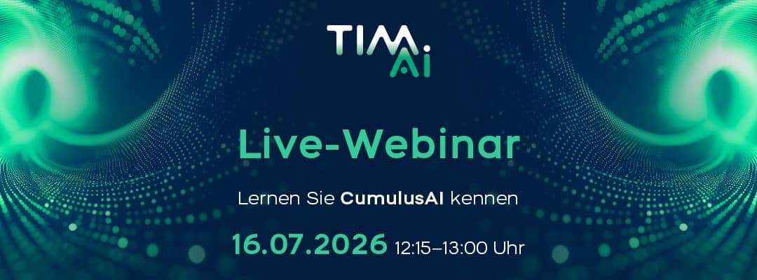CumulusAI: Einladung zum Live-Webinar am 16.07.26, 12:15h